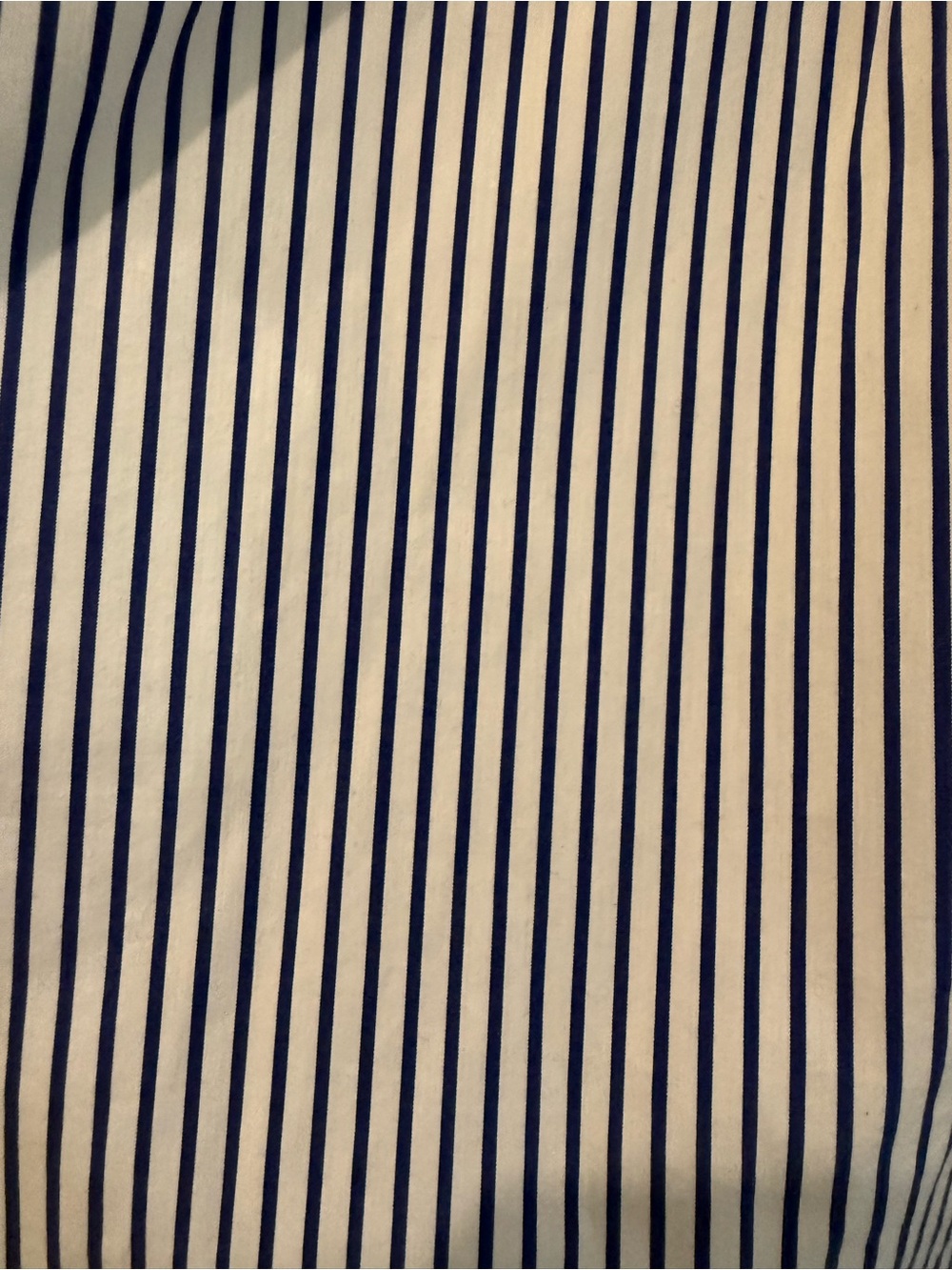 Pomander Place Tuckernuck Blue and White Striped button down blouse - size M